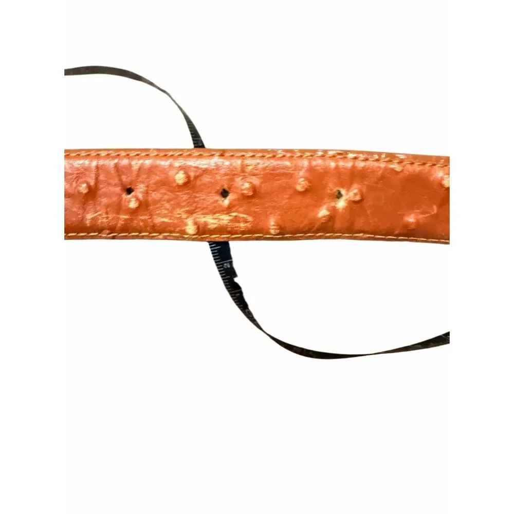 Men's Cowboy Western Exotic Belt 100 Years Genuine Ostrich Leather